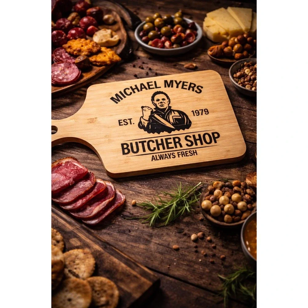 Michael Myers‎ Theme Cutting Board